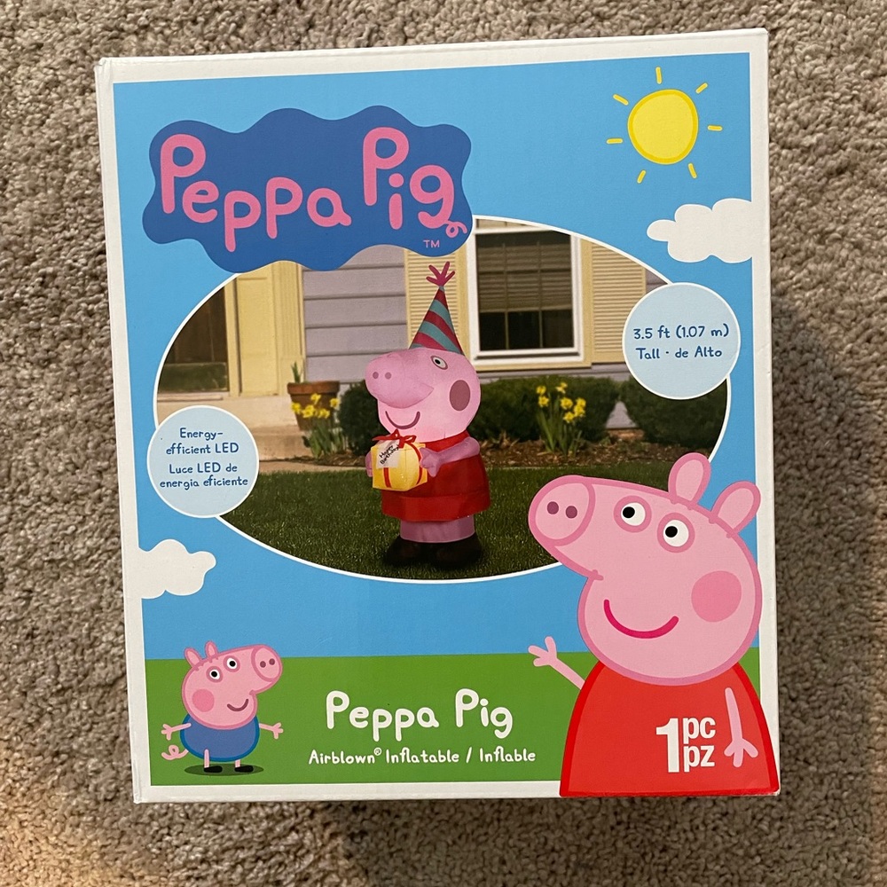 Peppa Pig airblown inflatable 3.5ft